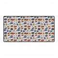 Office Humor Comic Pattern desk mat, product photo 1