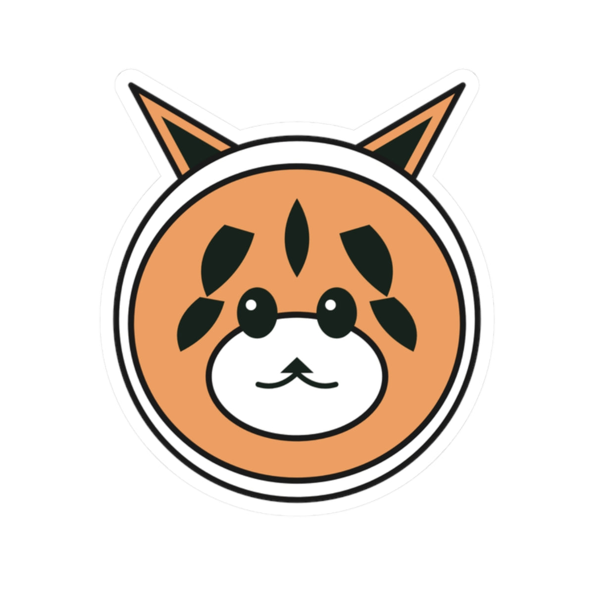 Kawaii Red Panda Sticker — Cute Kiss-Cut Vinyl Laptop & Bottle Decal