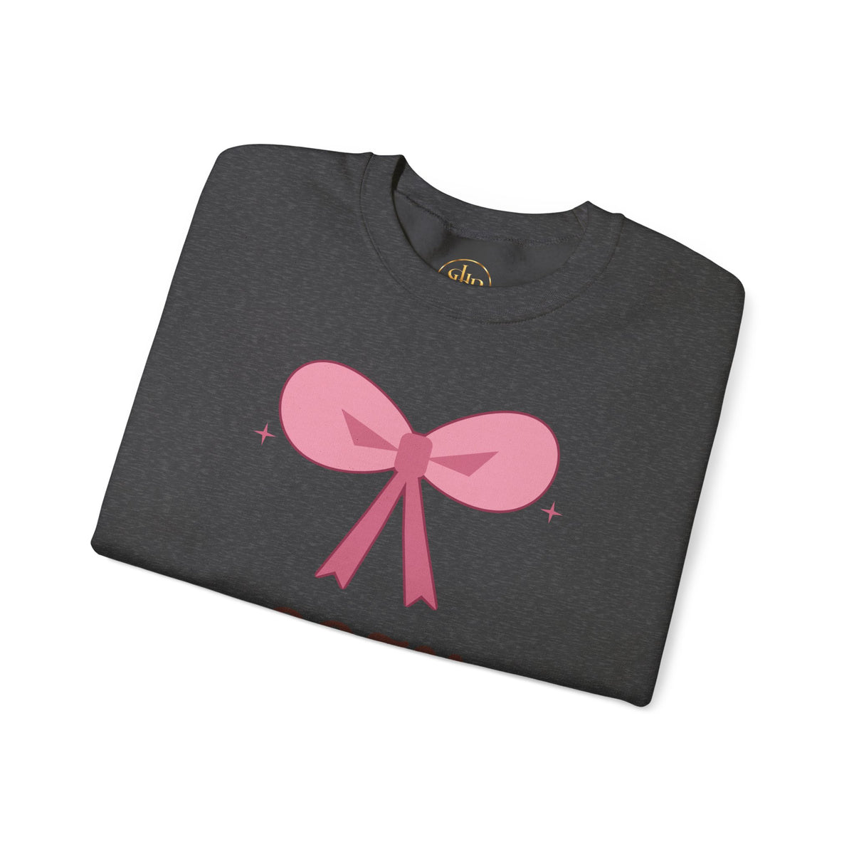 Cozy Season Sweatshirt, dark heather, folded flat lay