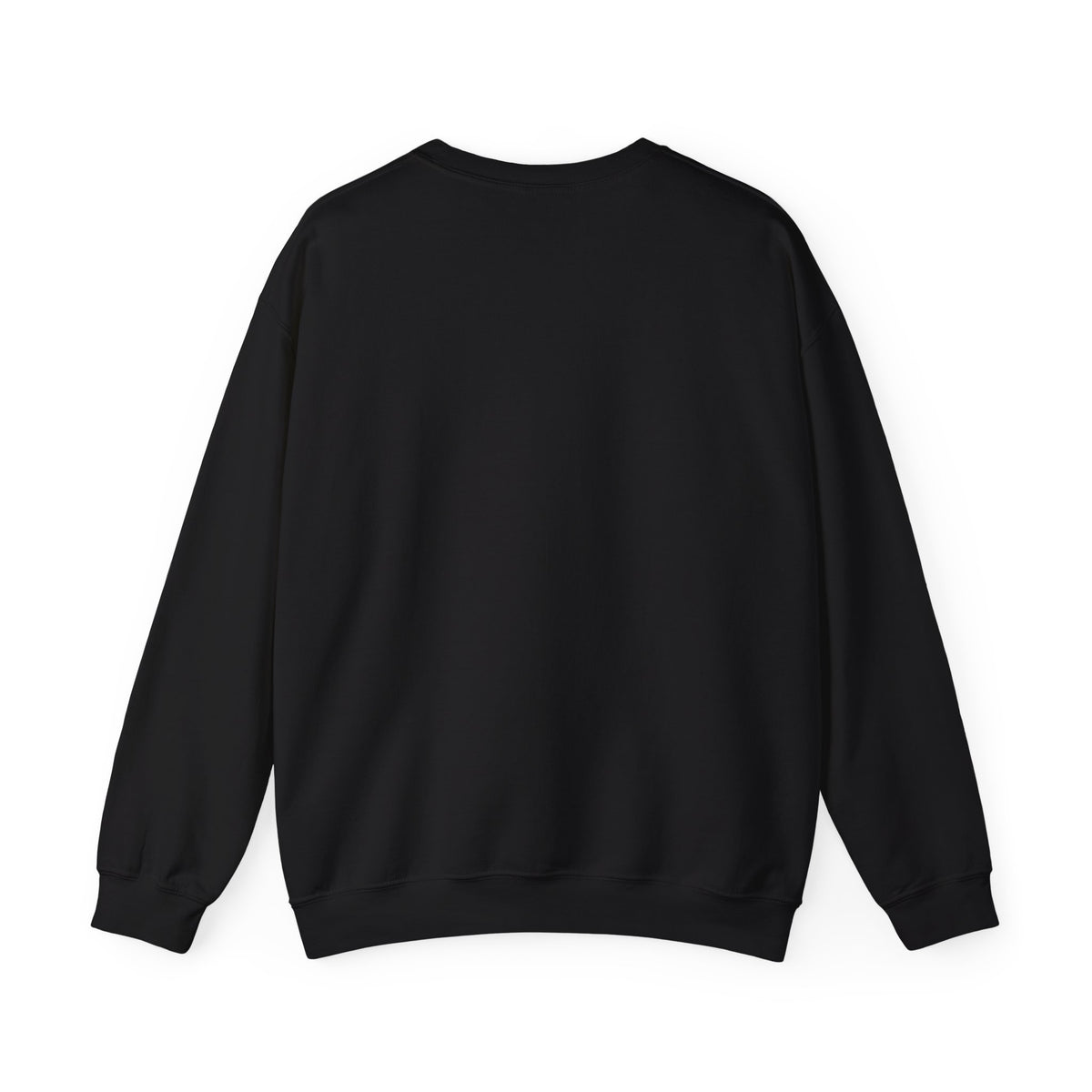 Cozy Season Graphic Crewneck, black, back view