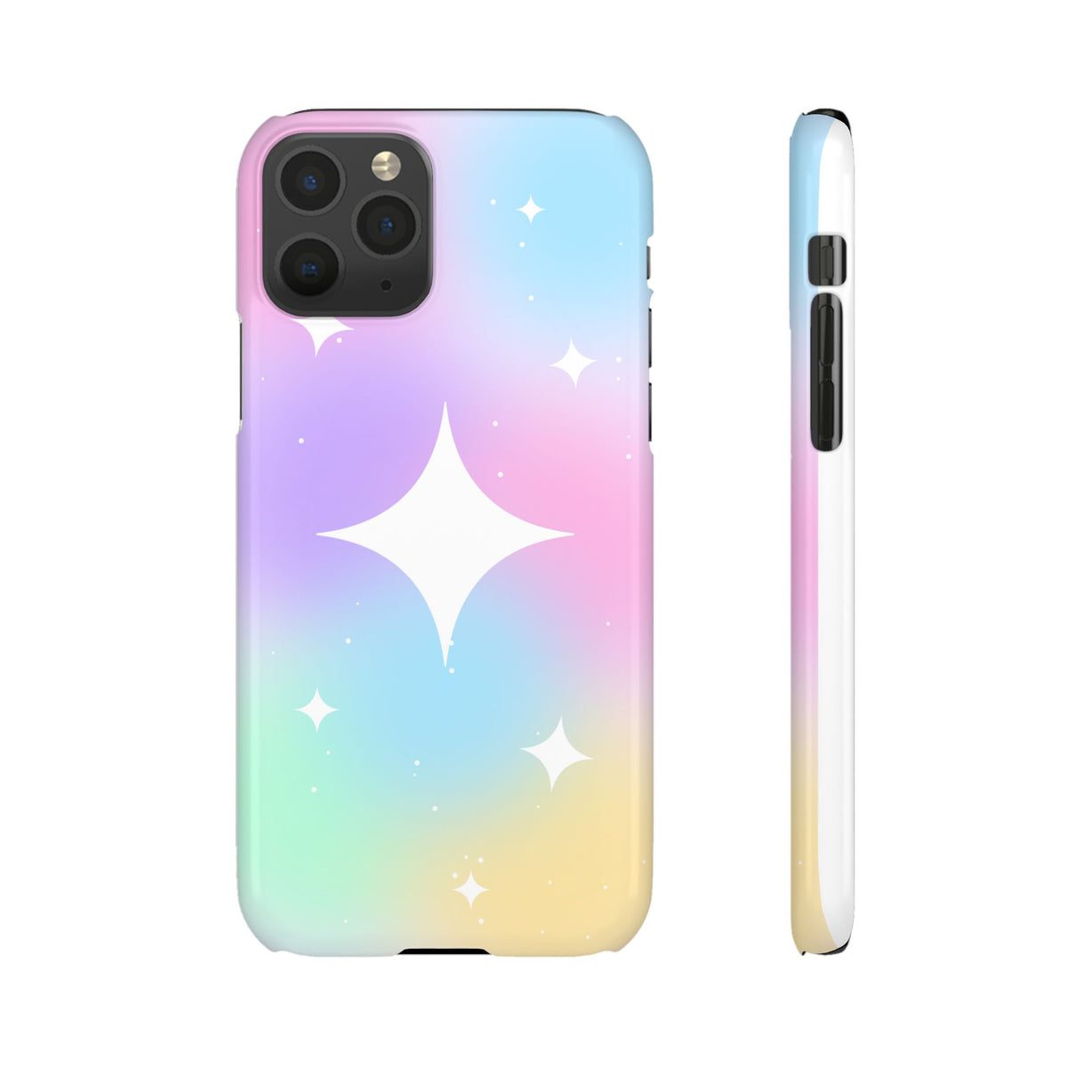 Pastel galaxy phone case, product photo 2