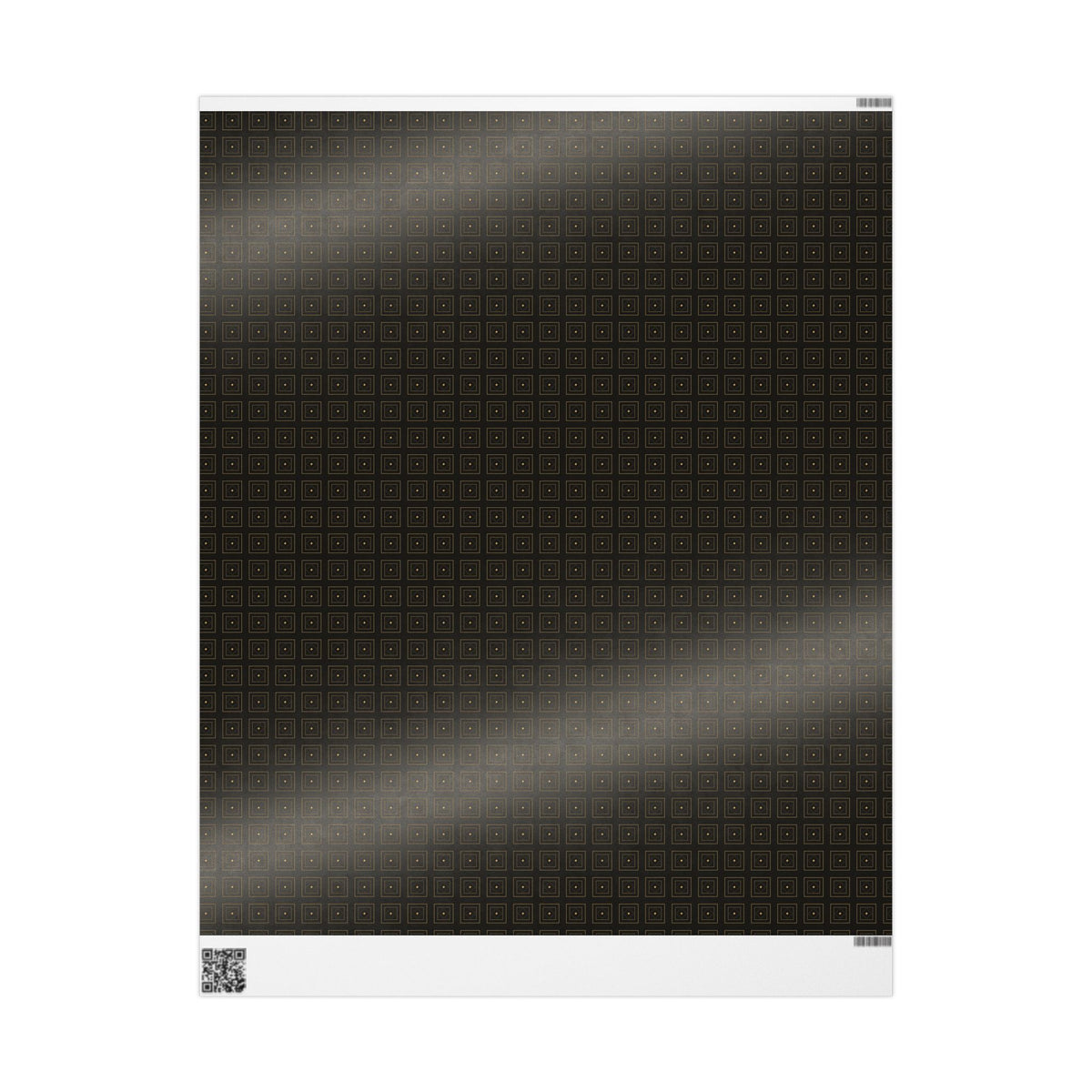 Geometric Black Gold Wrapping Paper