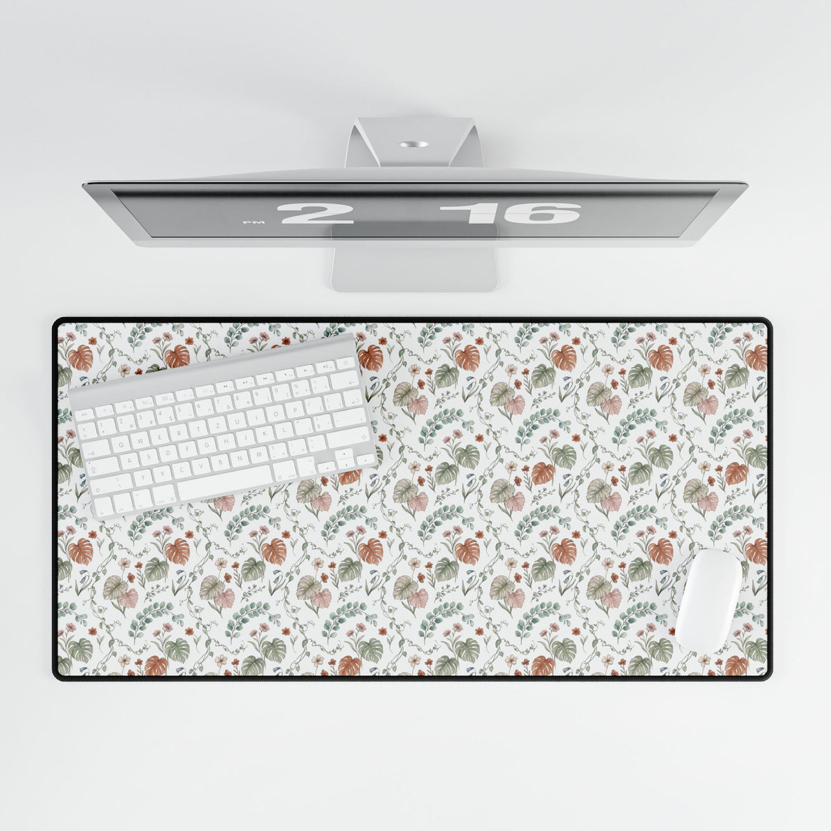 Floral Vintage desk mat, product photo 4