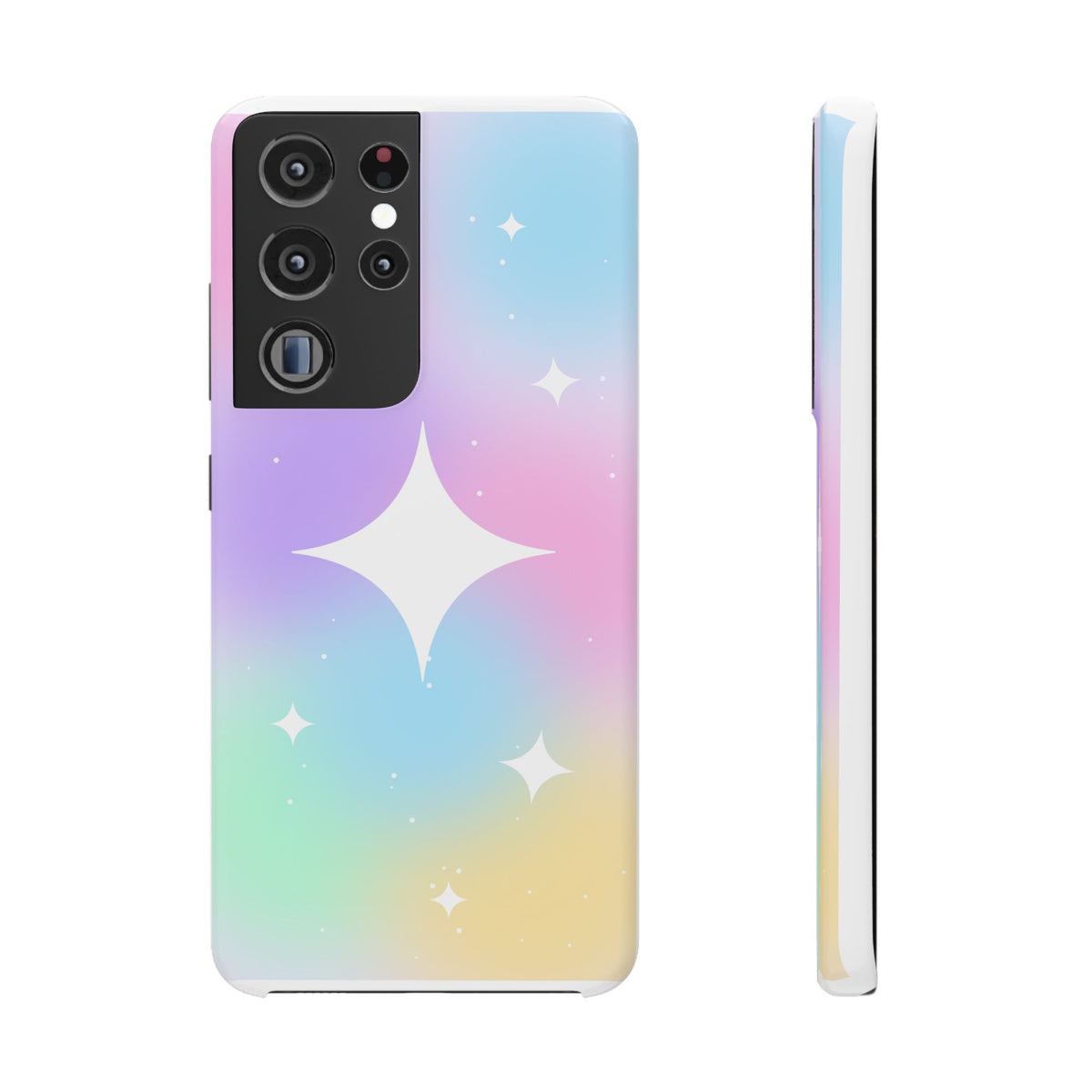 Pastel galaxy phone case, product photo 29