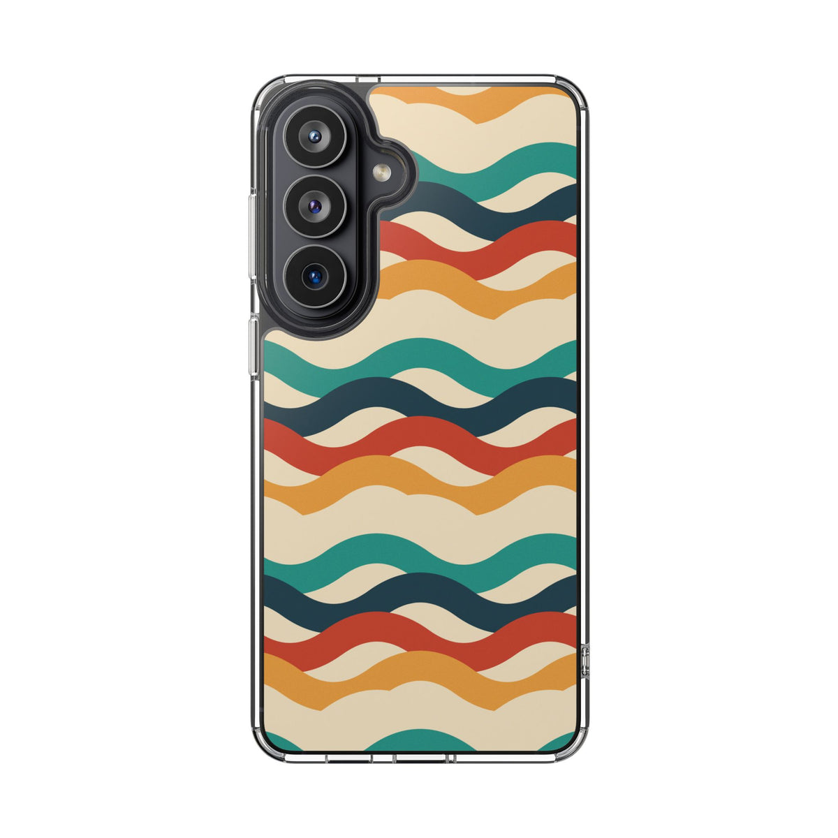 Retro Wave Clear Impact-Resistant Phone Case
