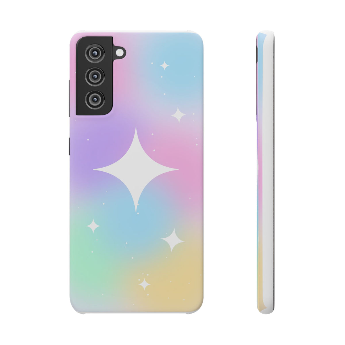 Pastel galaxy phone case, product photo 26