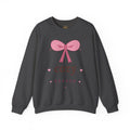 Cozy Season Sweatshirt — Pink Bow Cozy Crewneck
