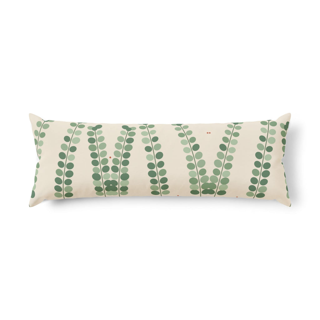 Botanical Eucalyptus body pillow, product photo 2