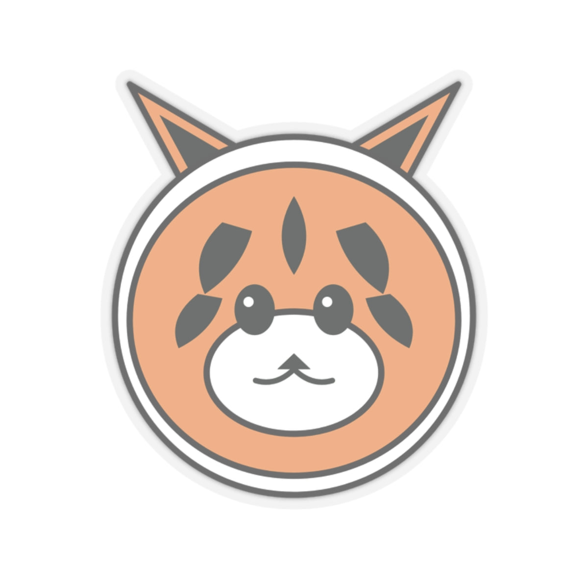 Kawaii Red Panda Sticker — Cute Kiss-Cut Vinyl Laptop & Bottle Decal