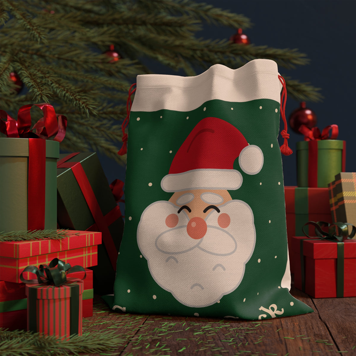 Santa's Sack holiday gift bag, product photo 1