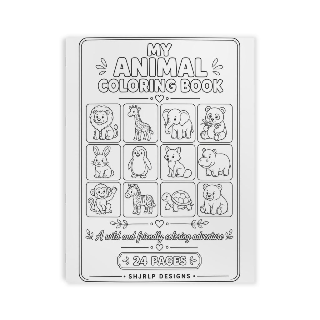 My Animal Colouring Book — 24-Page Kids' Book for Toddlers