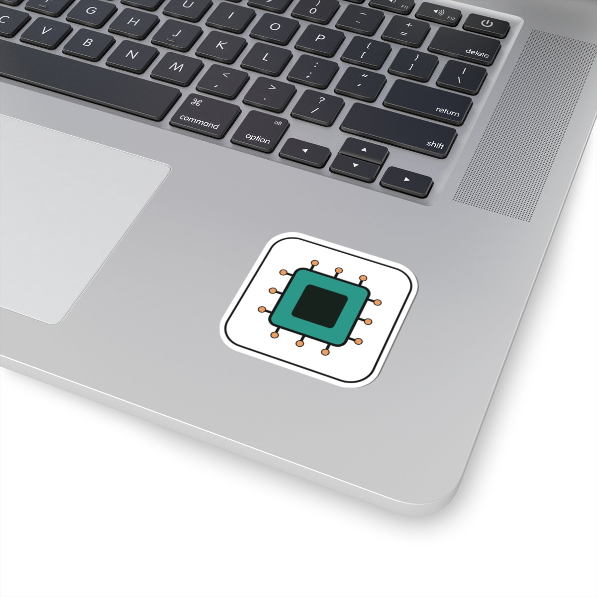 Microchip Tech Sticker — Cute Circuit Laptop Decal