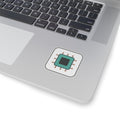 Microchip Tech Sticker — Cute Circuit Laptop Decal