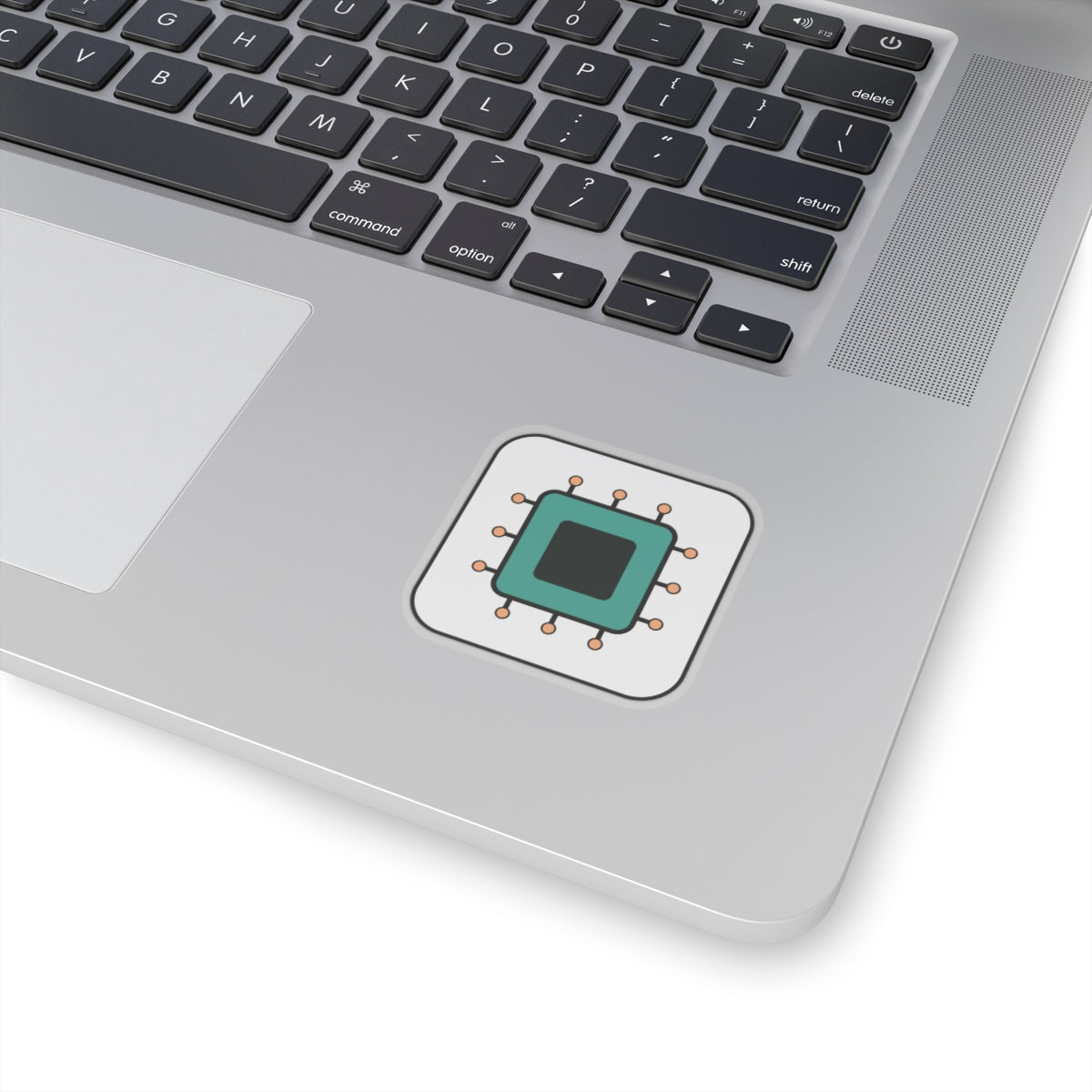 Microchip Tech Sticker — Cute Circuit Laptop Decal