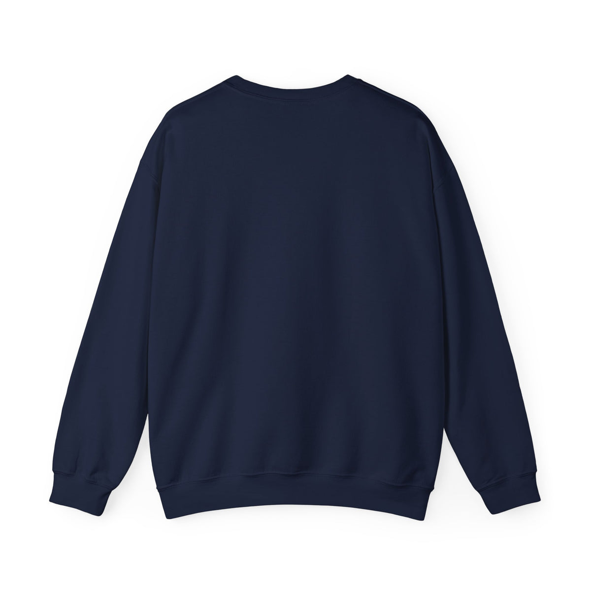 Cozy Season Graphic Crewneck, navy, back view