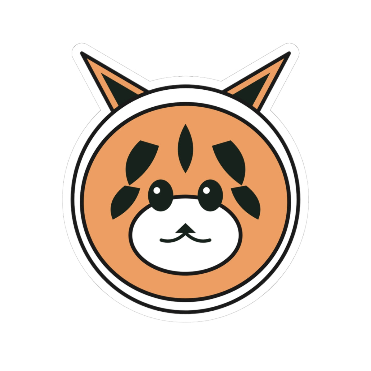 Kawaii Red Panda Sticker — Cute Kiss-Cut Vinyl Laptop & Bottle Decal