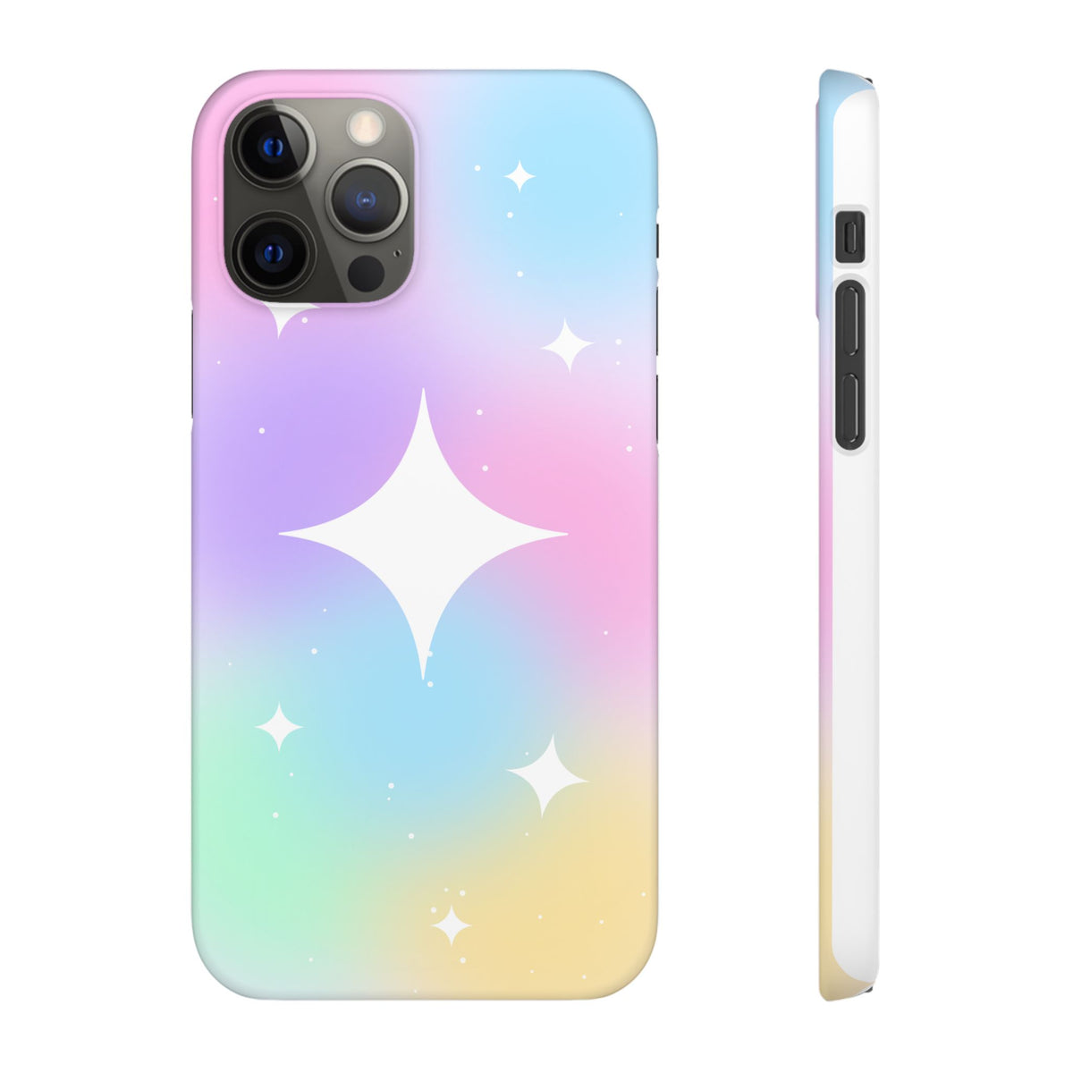Pastel galaxy phone case, product photo 12