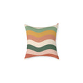Retro Wavy Stripe throw pillow, product photo 2