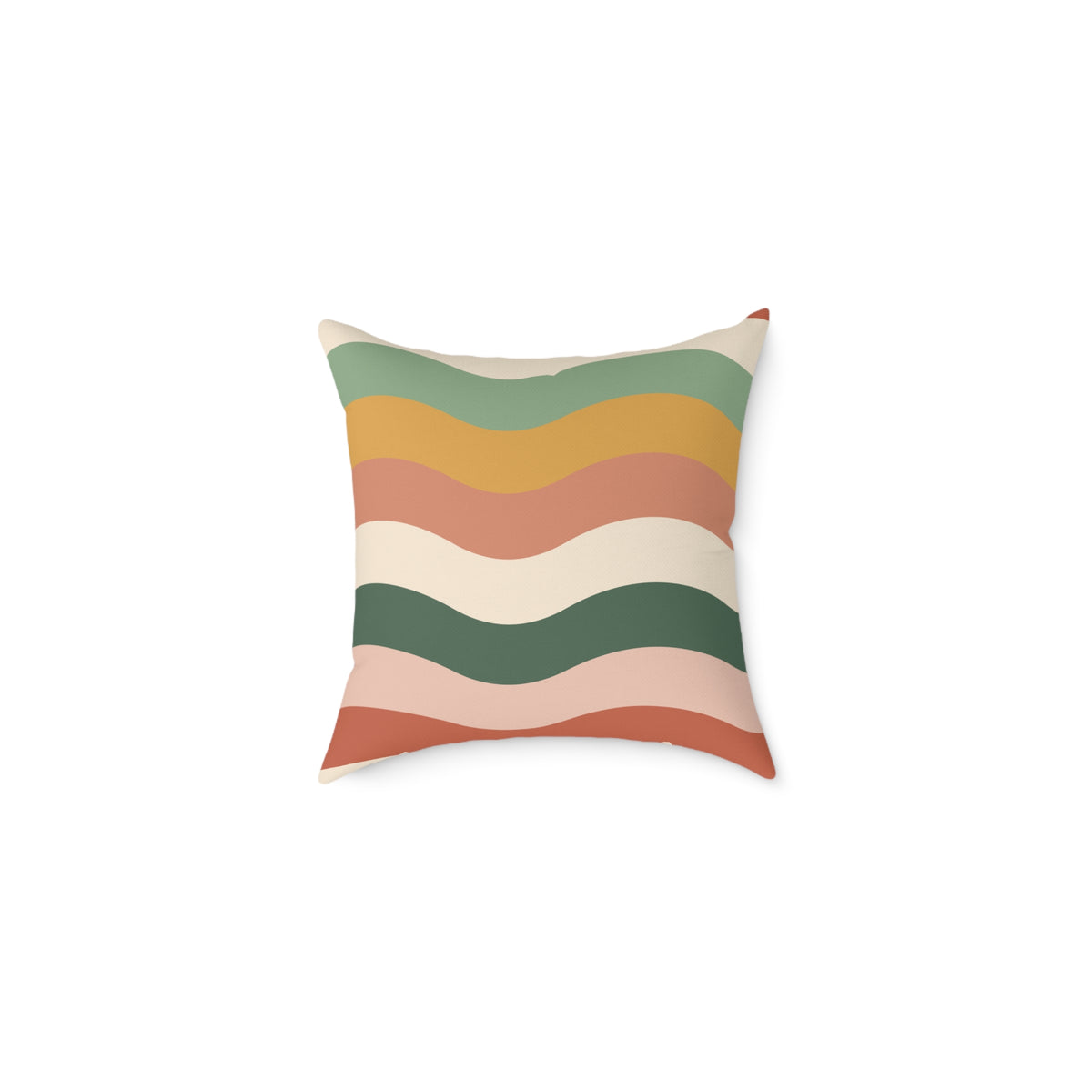 Retro Wavy Stripe throw pillow, product photo 2