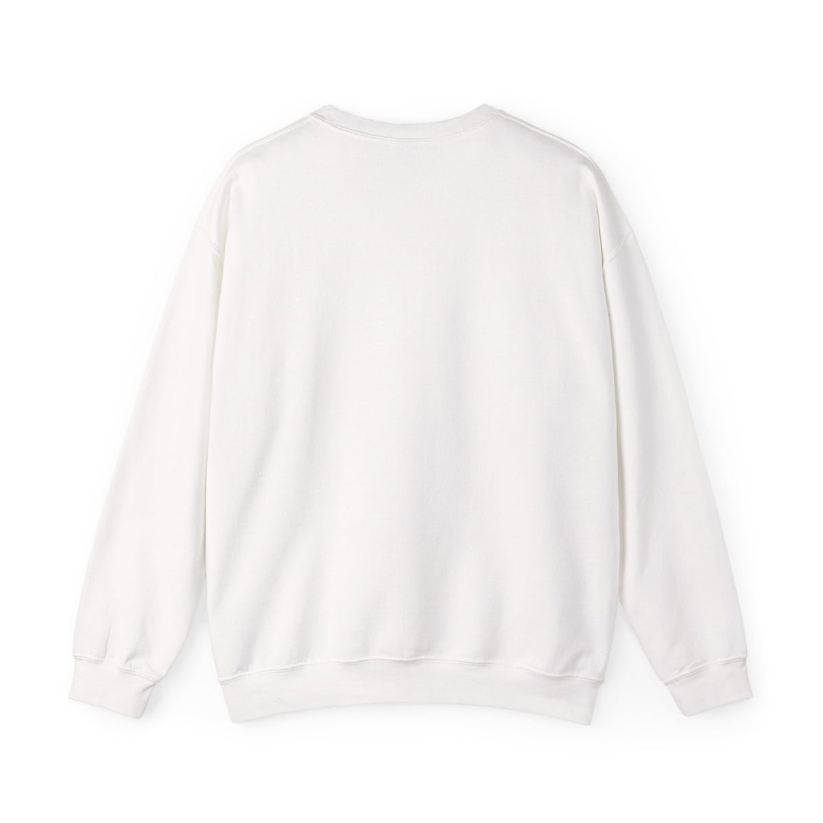 Cozy Season Sweatshirt, white, back view flat lay