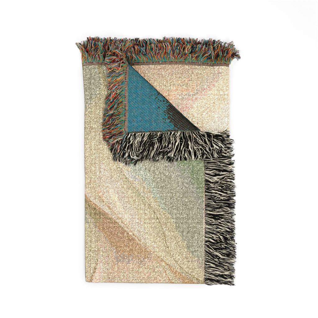 Abstract Woven Blanket – Modern Swirl Pattern Throw