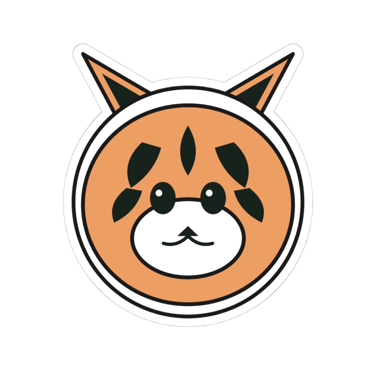 Kawaii Red Panda Sticker — Cute Kiss-Cut Vinyl Laptop & Bottle Decal