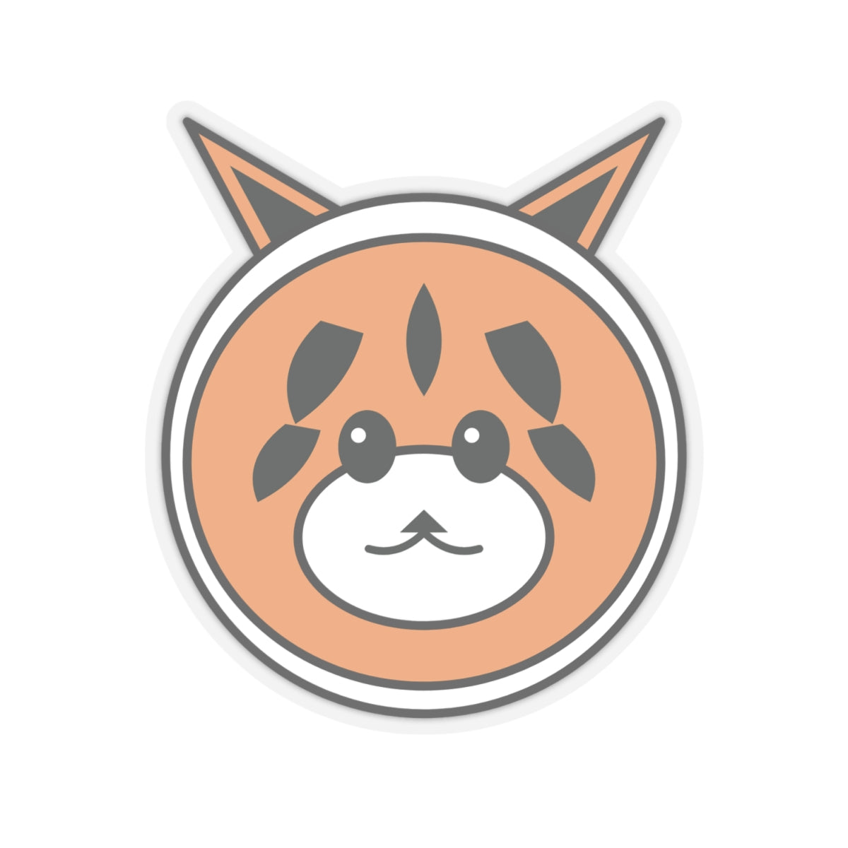 Kawaii Red Panda Sticker — Cute Kiss-Cut Vinyl Laptop & Bottle Decal