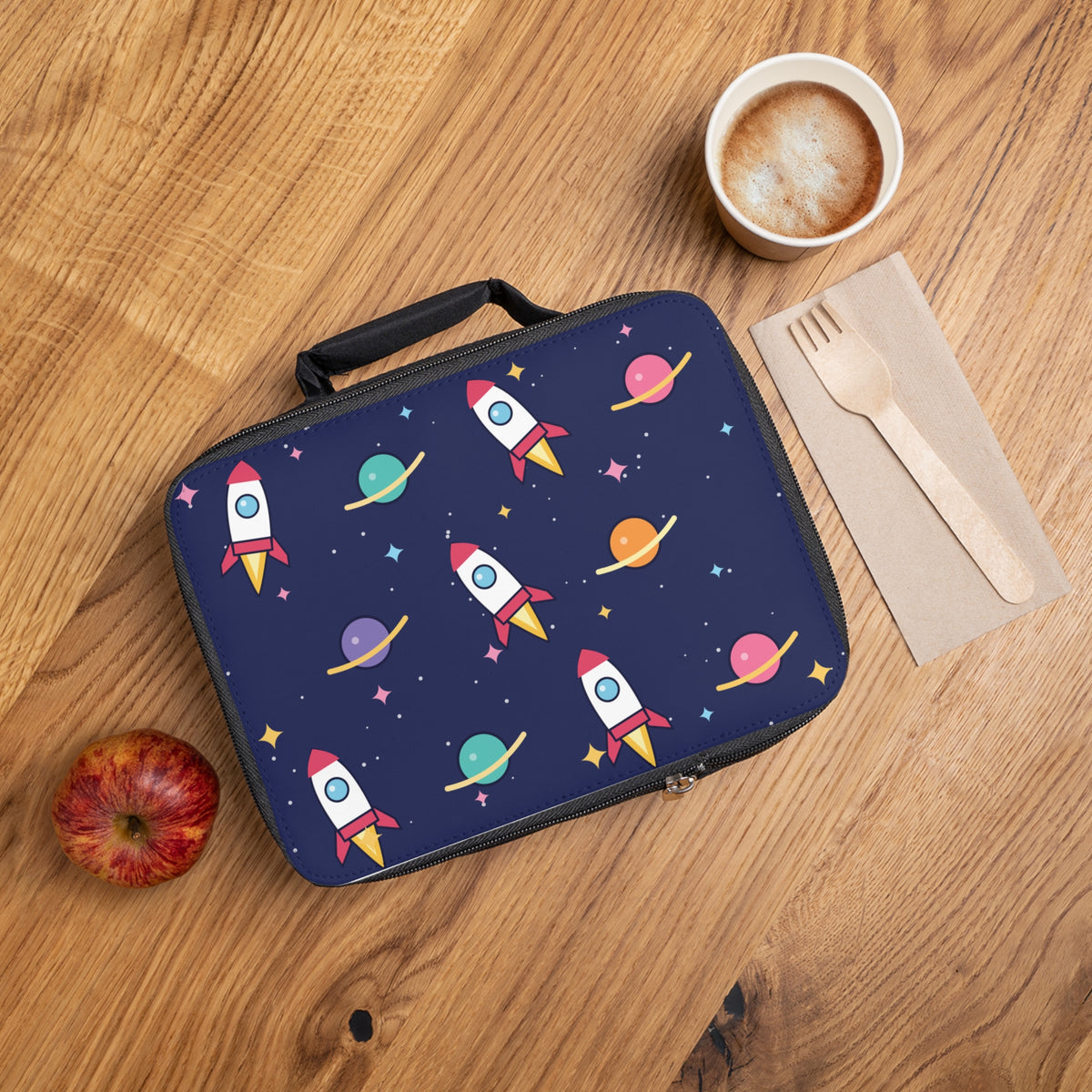 Kids' Space Rocket lunch bag, product photo 2