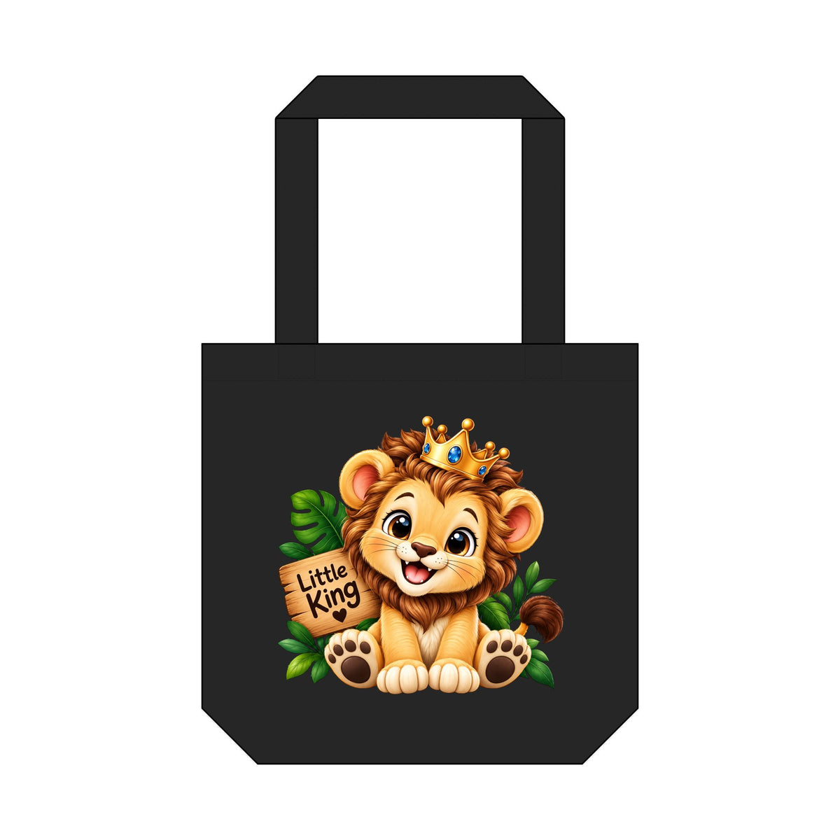 Little King Lion tote bag, product photo 4