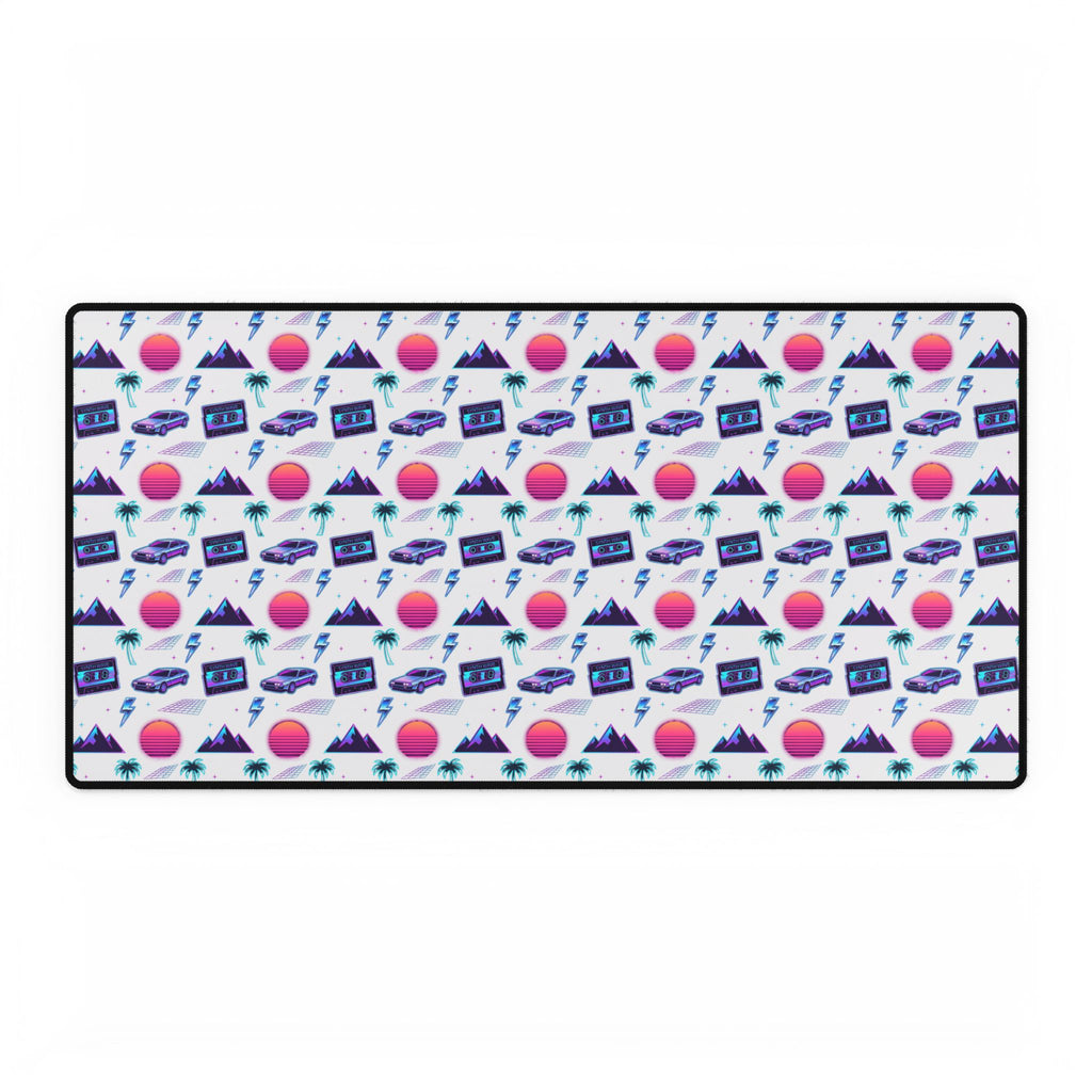 Retro Vaporwave desk mat, product photo 1