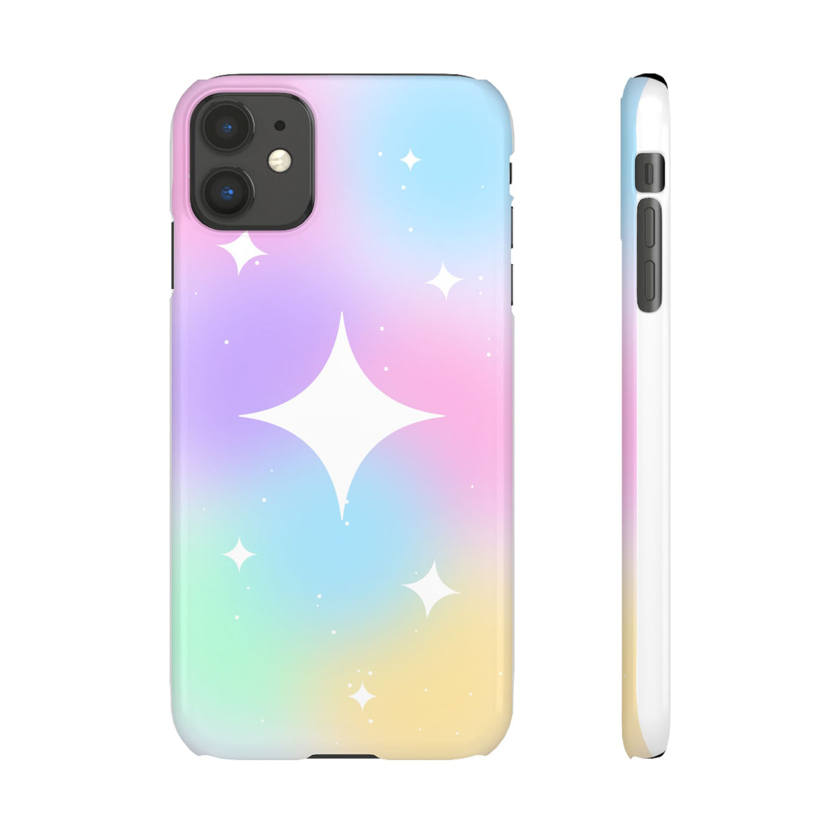 Pastel galaxy phone case, product photo 1