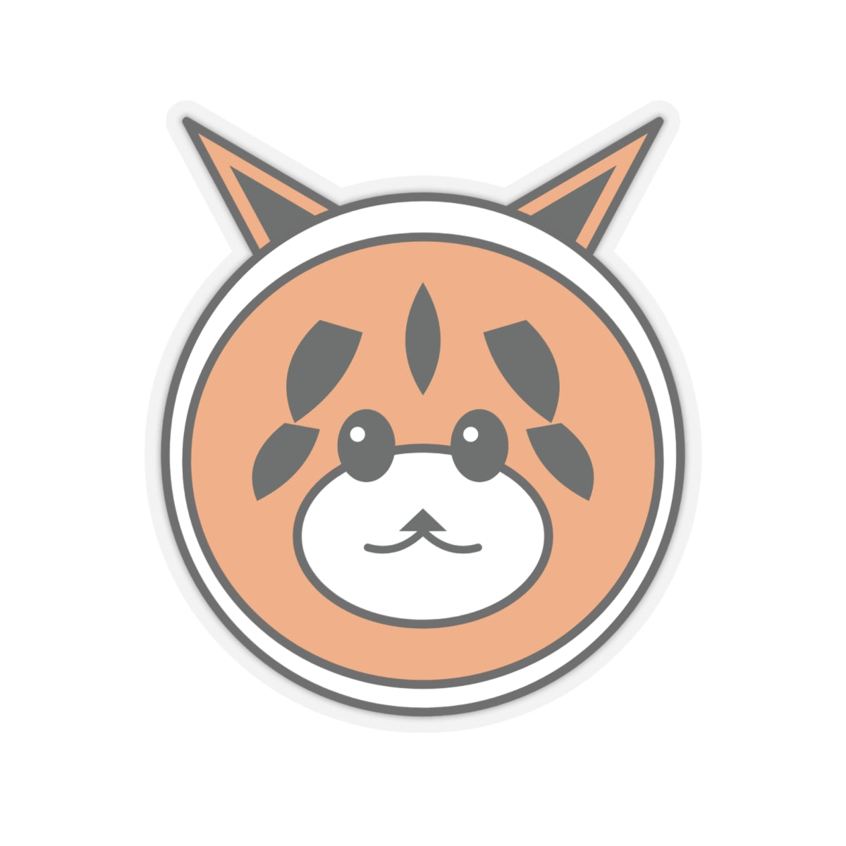 Kawaii Red Panda Sticker — Cute Kiss-Cut Vinyl Laptop & Bottle Decal