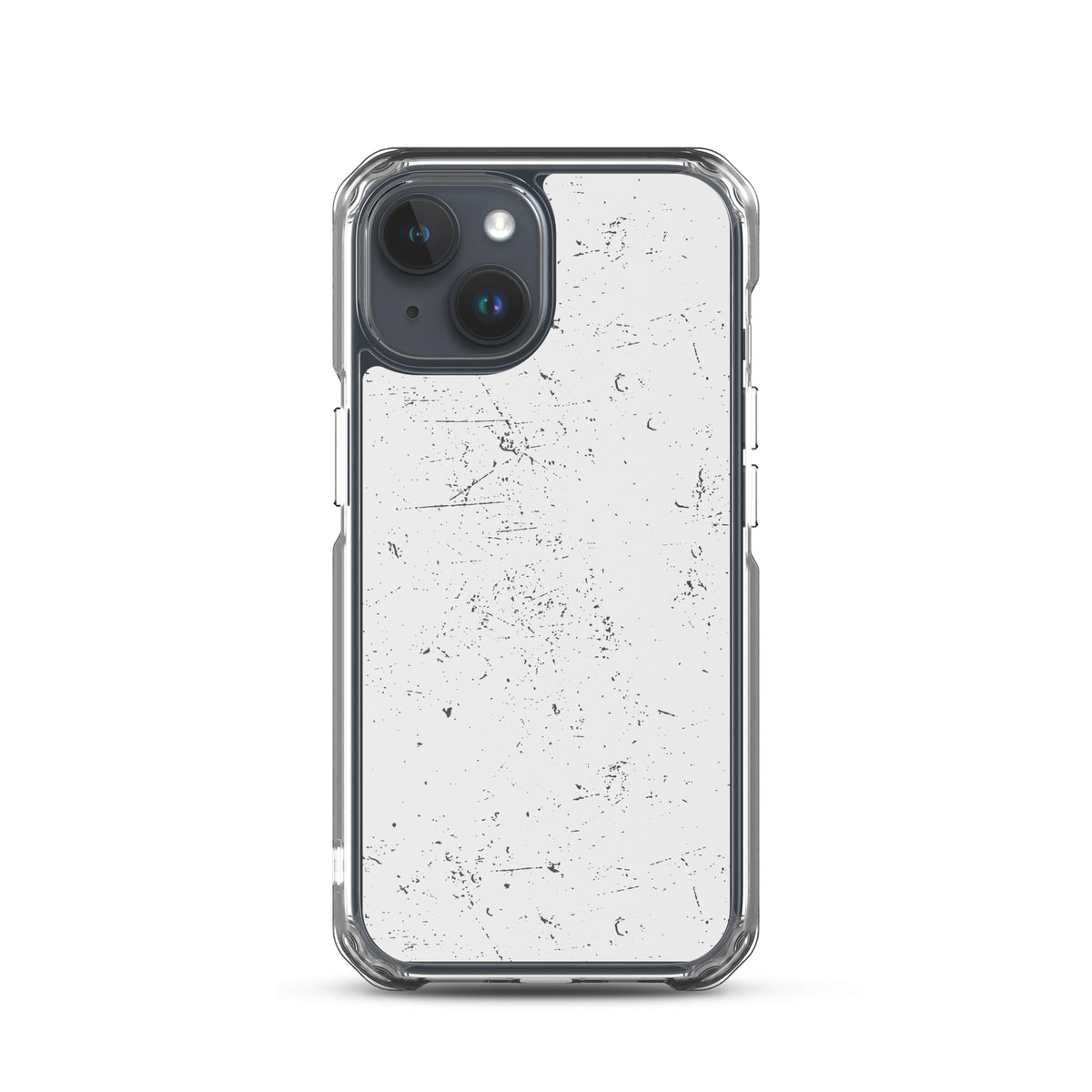 Black/Grey MagSafe® clear case for iPhone®, iPhone 15, front view