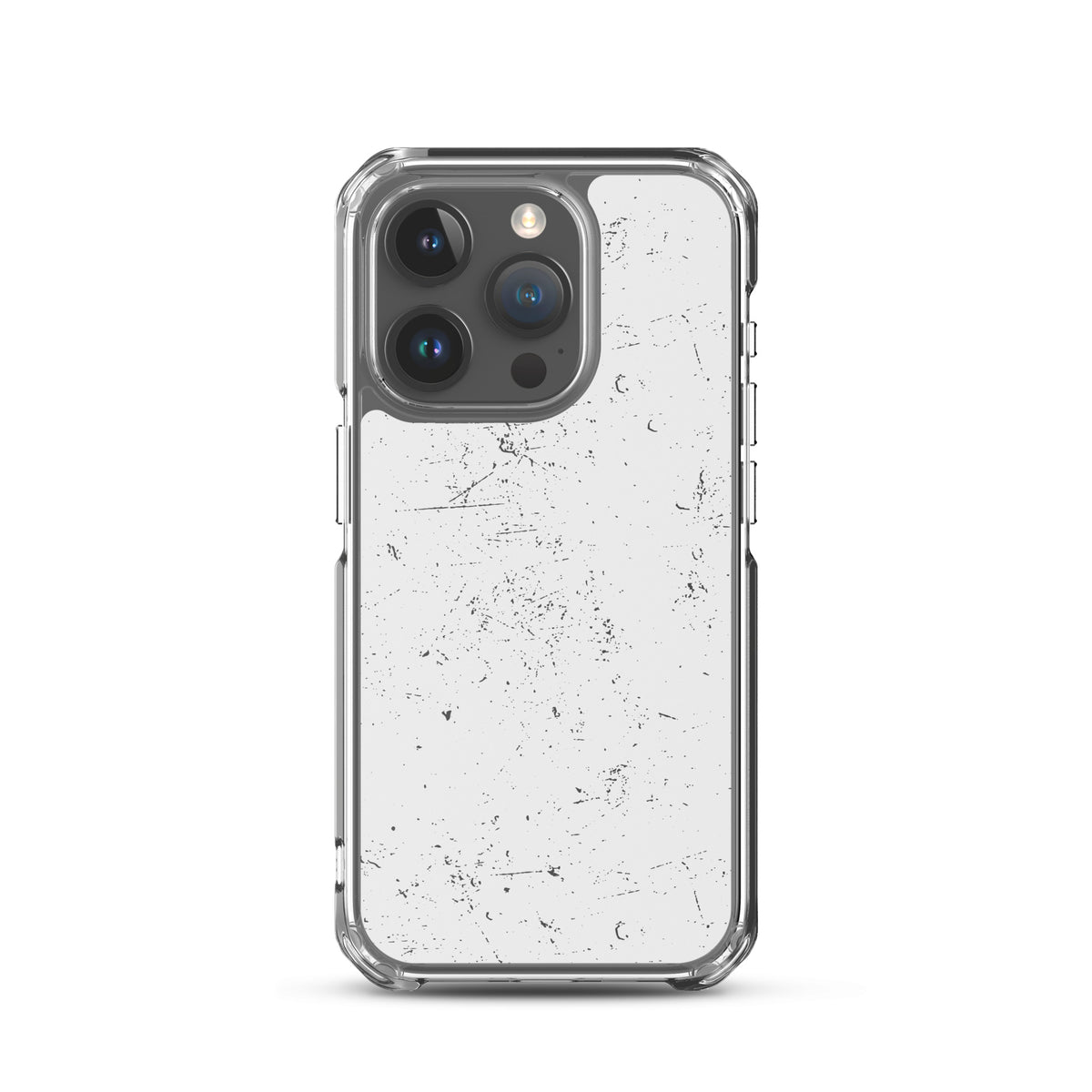 Black/Grey MagSafe® clear case for iPhone®, iPhone 15 Pro, front view