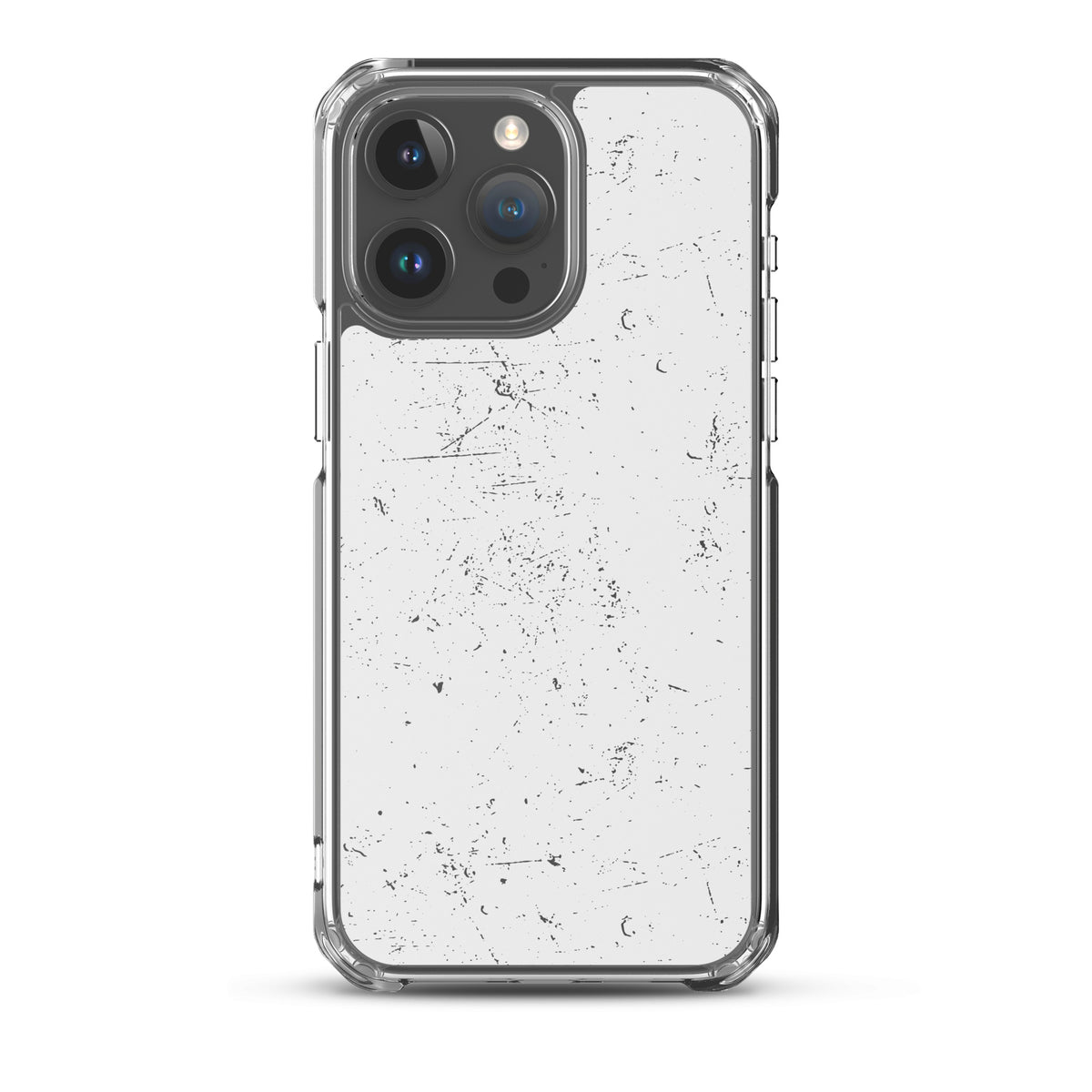 Black/Grey MagSafe® clear case for iPhone®, iPhone 15 Pro Max, front view