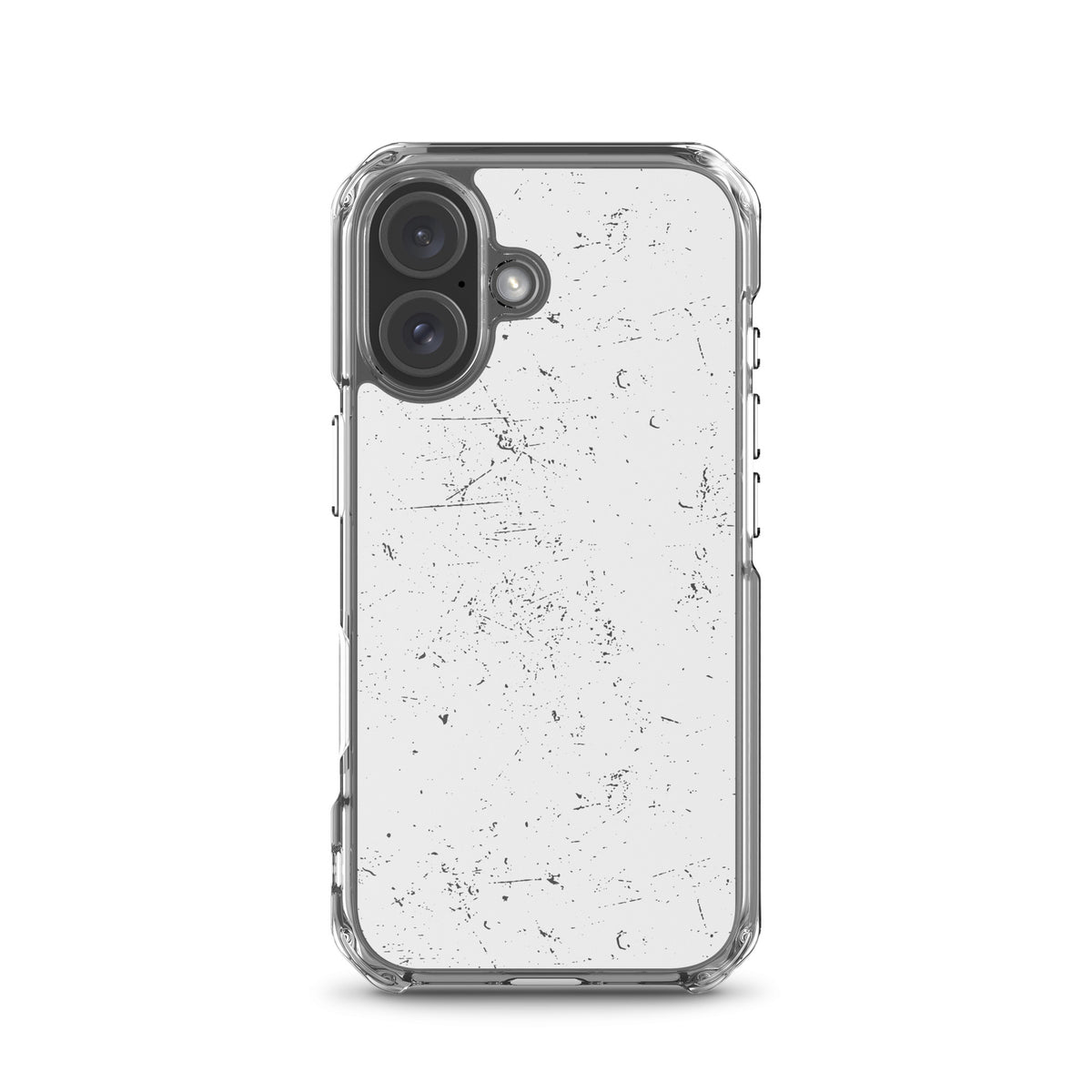 Black/Grey MagSafe® clear case for iPhone®, iPhone 16, front view