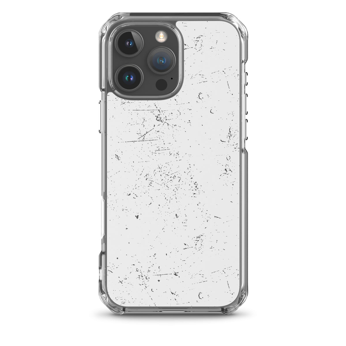 Black/Grey MagSafe® clear case for iPhone®, iPhone 16 Pro Max, front view