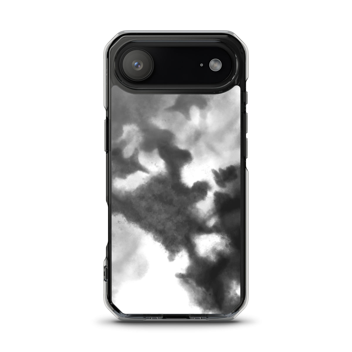 Black/Grey Gradient MagSafe® clear case for iPhone®, iPhone 17 Air, front view