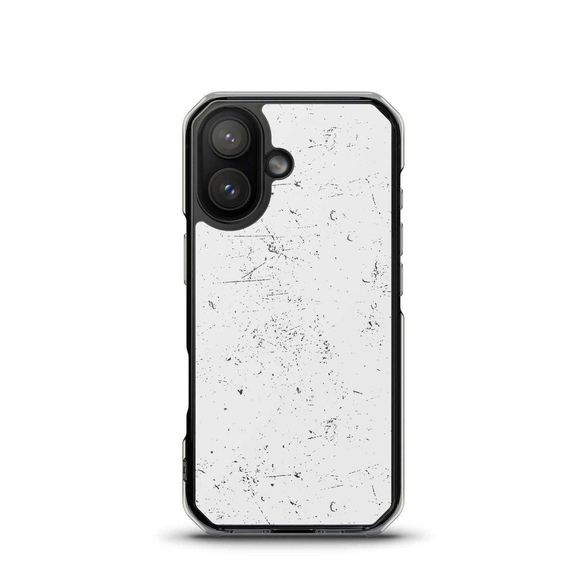 Black/Grey MagSafe® clear case for iPhone®, iPhone 17, front view