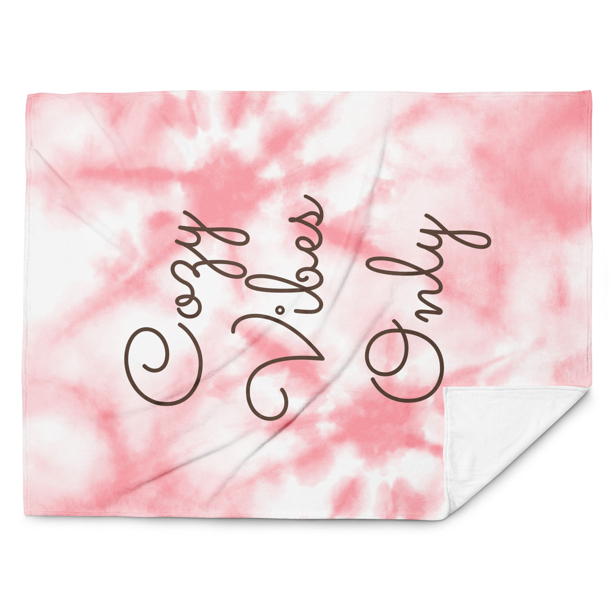 Cozy Vibes Only - Throw Blanket, 60×80, front view