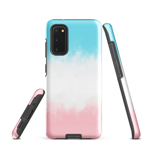 Blue/White/Pink - Tough Case for Samsung®, Samsung Galaxy S20, front view